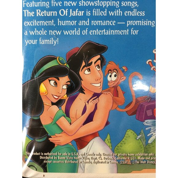 The Return of Jafar VHS Tape - Walt Disney Home Video - Picture 7 of 14